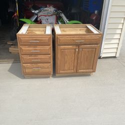 Oak Cabinets 