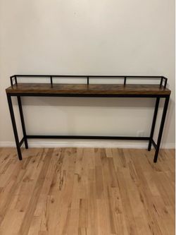 Tribesigns Extra Long Sofa Table, Narrow Console Table 12” deep, 71” long, 36” tall