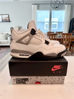Jordan 4 White Cement Size 12