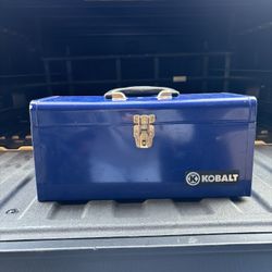 KOLBALT STEEL TOOL BOX WITH TRAY