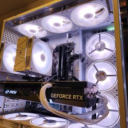 4k White Gaming PC