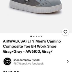 Brand new never worn Airwalk Volcom Men’s Camino Comosit toe shoes. 