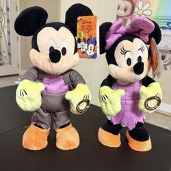 Halloween Minnie And Mickey Mouse 