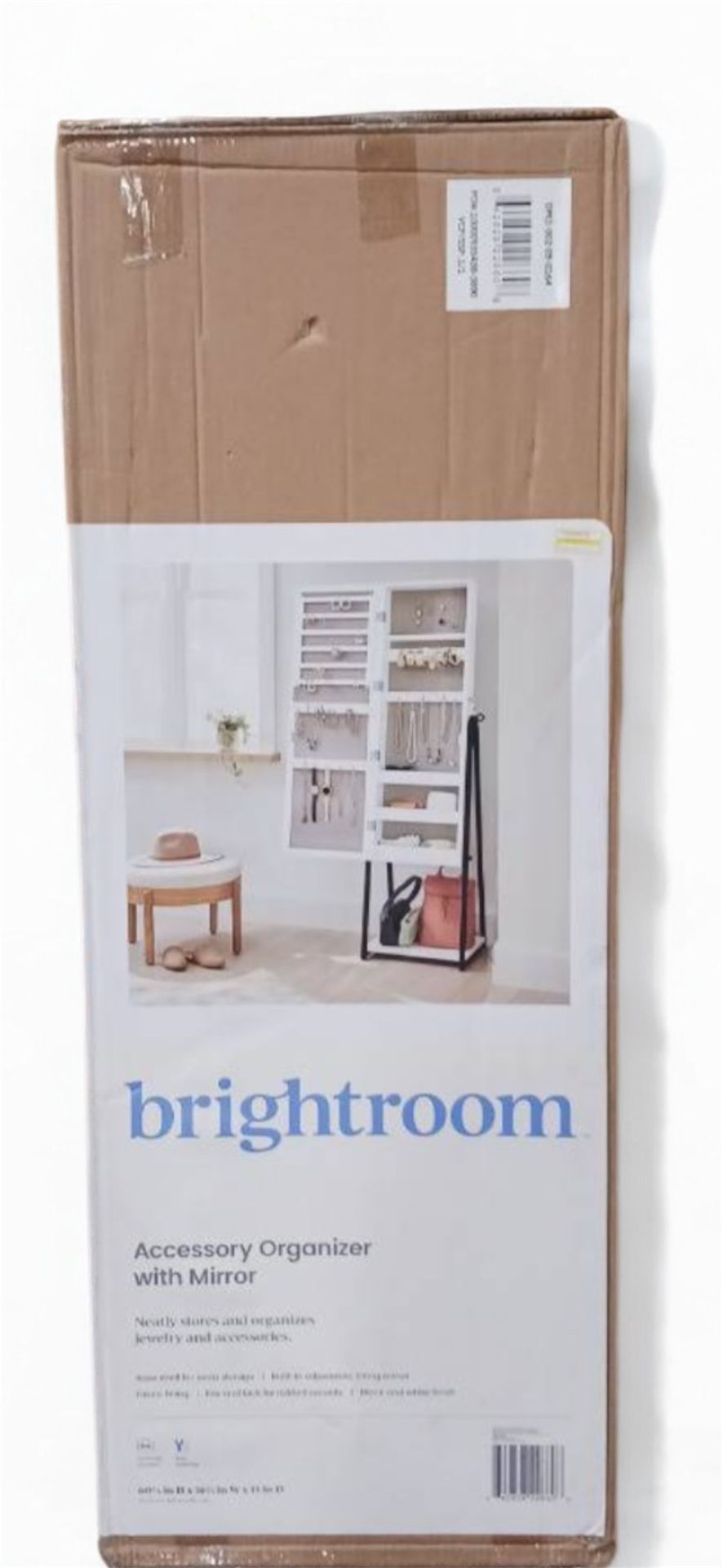 Brightroom jewelry cabinet with mirror