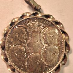 1963 Greek 30 Drachami Silver Coin