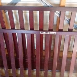 Wooden Baby Crib 