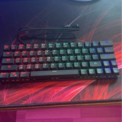 Dierya 60 Percent Mechanical Keyboard With Cherry Mx Blue Switches READ DISCRIPTION