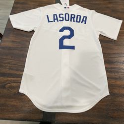 MLB New Era Los Angeles Dodgers #2 Tommy Lasorda White Mens Jersey Size  Small for Sale in City Of Industry, CA - OfferUp