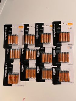 AAA Amazon Basics Batteries