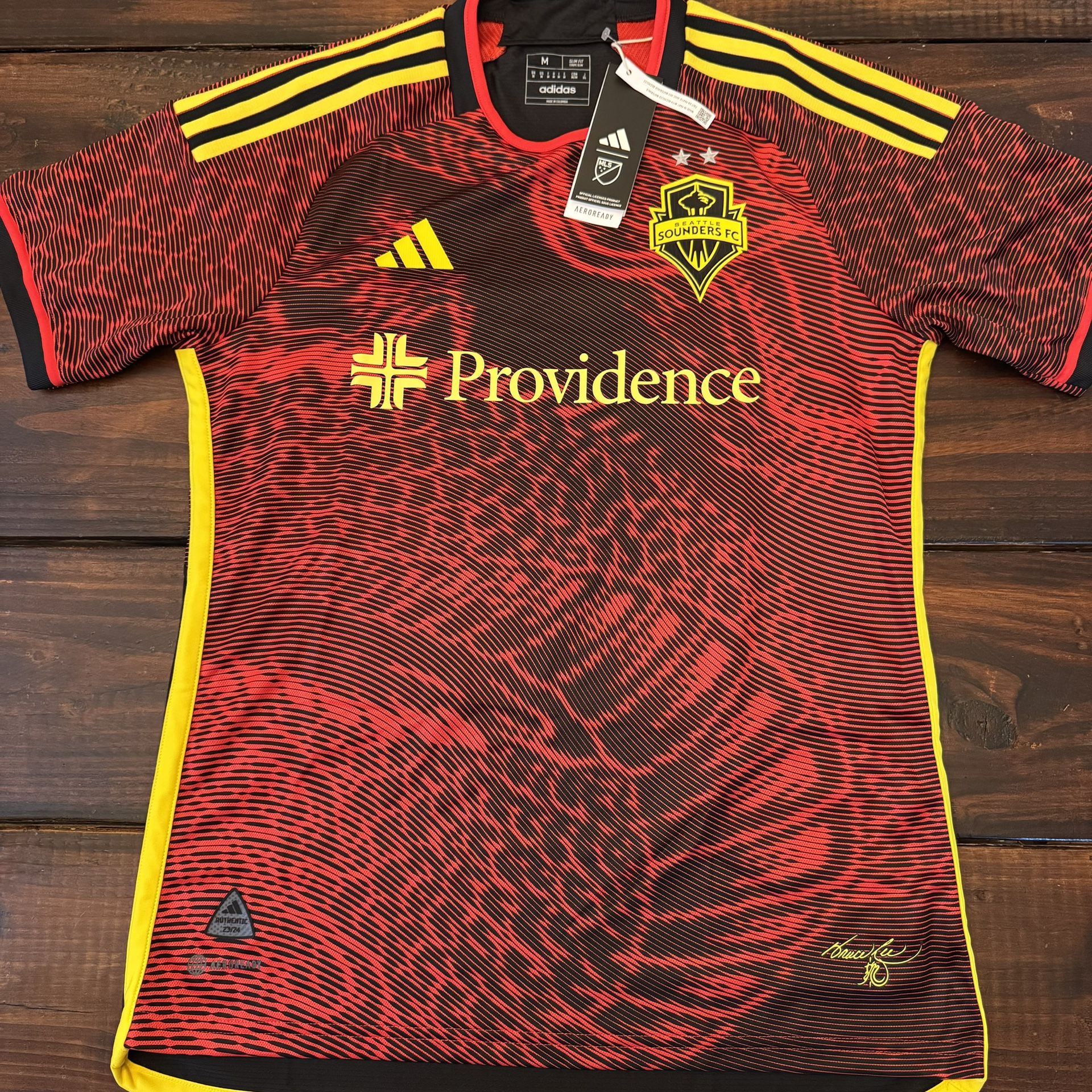 adidas Seattle Sounders FC Bruce Lee Authentic Soccer Jersey