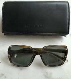 Authentic Chanel Tortoise Frame Sunglasses