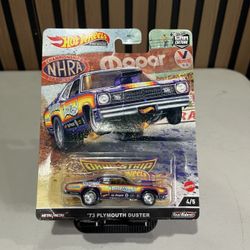 Hot Wheels Premium Purple '73 Plymouth Duster, Drag Strip Demons 4/5