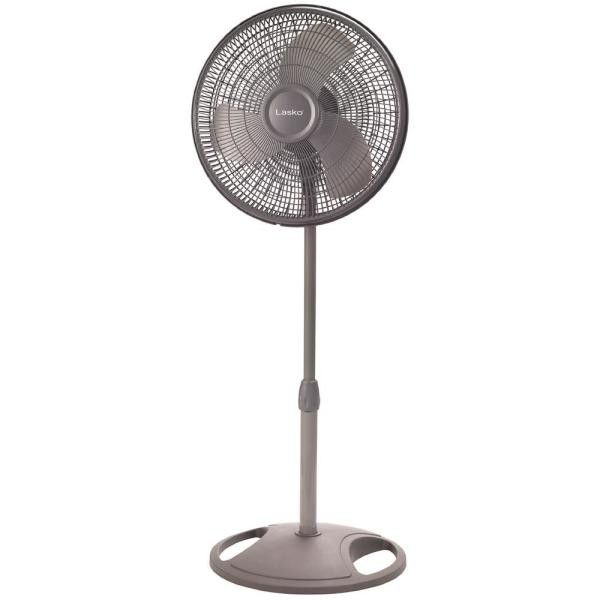 New Lasko Adjustable-Height 16 in. Oscillating Pedestal Fan