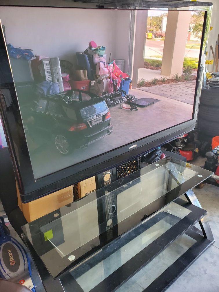 50 inch Tv and stand