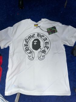 BAPE x Chrome Hearts Graphic T-Shirt White