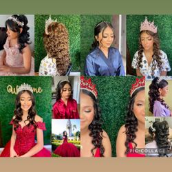 Peinado + maquillaje 