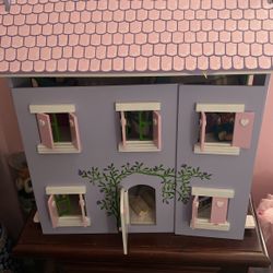 Wooden Doll House From Neiman Marcus