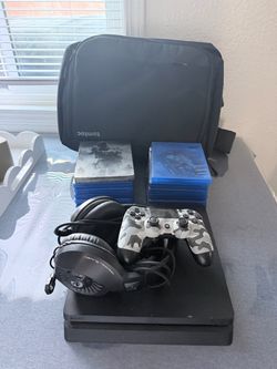 PS4 with a bunch of games