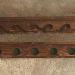 Fishing Rod or Pool Cue Stick Rack