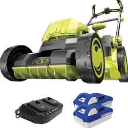 LAWN MOWER SUNJIE CORDLESS BATTERY OPERATED