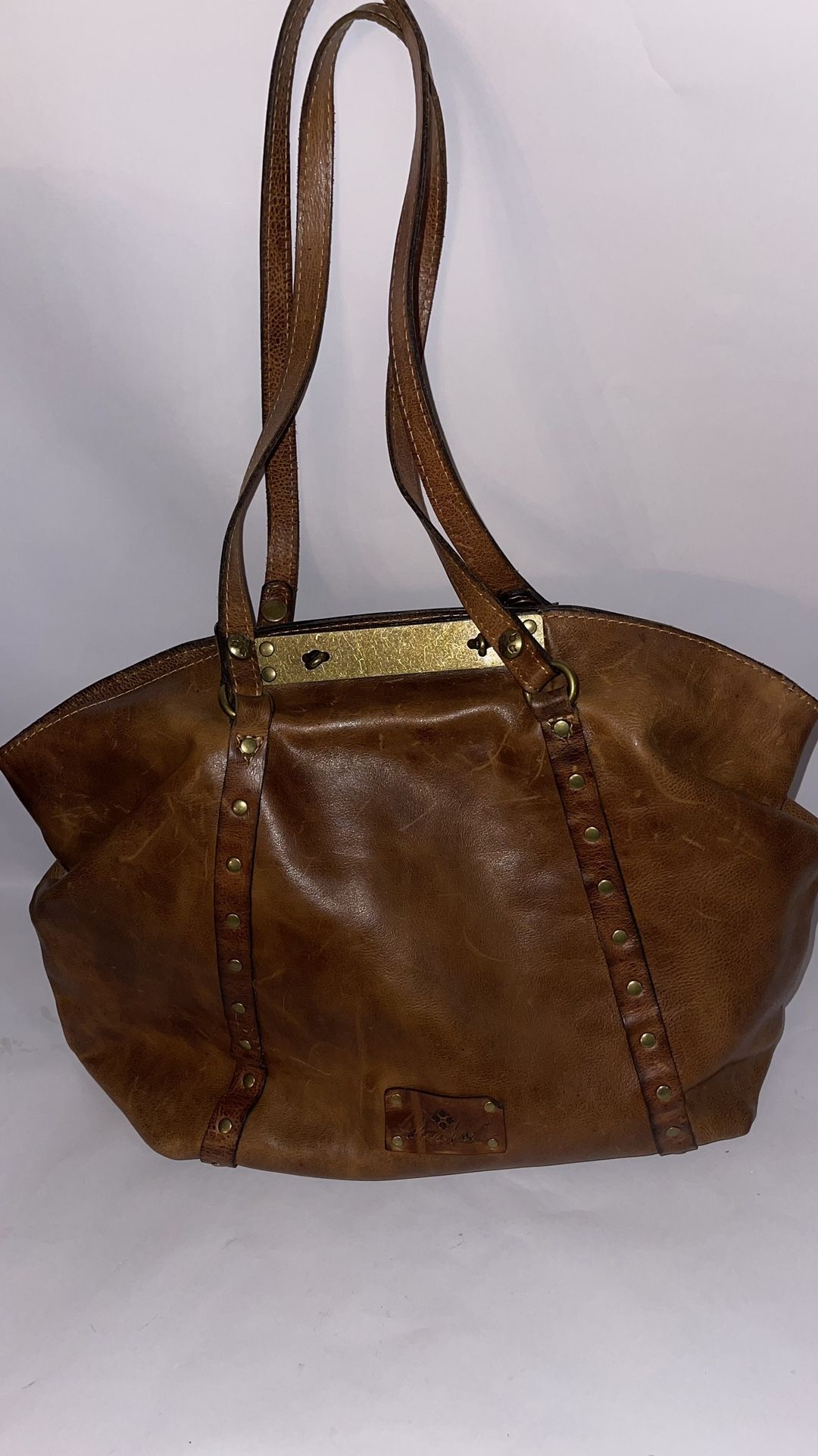Patricia Nash Large Leather Tote Bag 