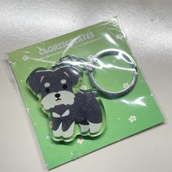Dog Keychain (Miniature Schnauzer)