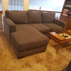 Sofa Couch Dark Grey Gray