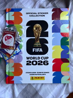 World Cup 2026 sticker book + stickers