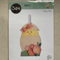 Sizzix 664362 Hatching Egg Thinlits Die Set - New