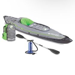 Sevylor QuickPak K5 24 Gauge PVC Polyester 1 Person Inflatable Kayak