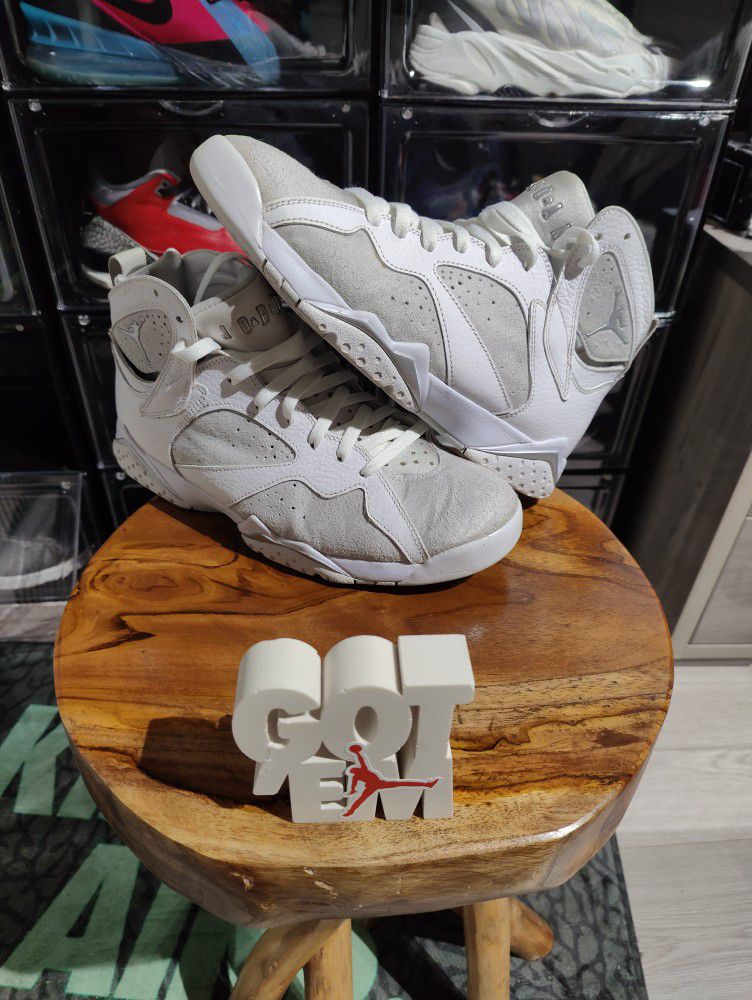 Size 9.5 Men's Nike Air Jordan 7 VII Retro - Pure Money 304775-120