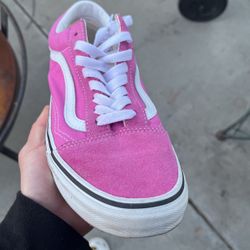 Pink Vans Size 7 