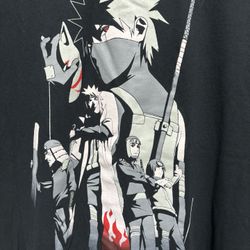 Naruto shippuden shohen jump ripple junction shirt men’s size Large
