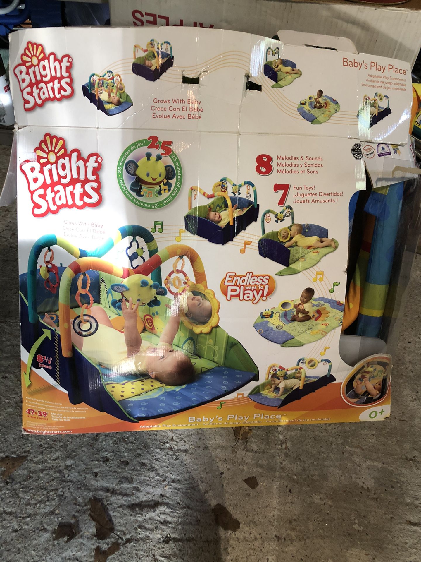 Bright starts baby play place