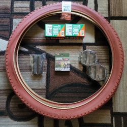 NEW Bicycle Bmx Cruiser Parts Bundle 26" Brown