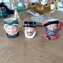 3 Royal Doulton England Mugs 