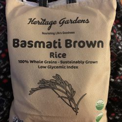 Basmati Brown Rice New Sealed Package 