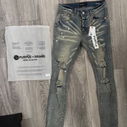 purple jeans size 29