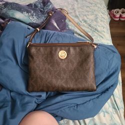 Michael Kors Jet Set Crossbody Bag Wallet, Medium - Brown