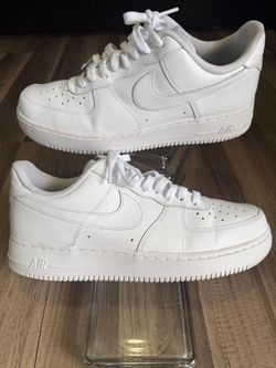 Nike Air Force 1 Low White Sneakers size 10.5