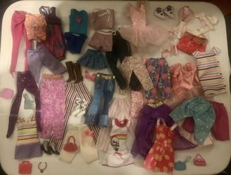 Barbie Doll Clothes & Accessories Lot Of 50+ Pieces