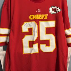 Signed Charles Chiefs Jersey 