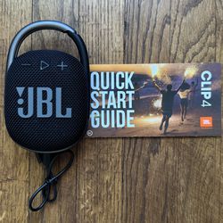 JBL Clip 4 Portable Bluetooth Speaker Music Podcasts Audiobooks