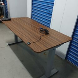 Electric Sit And Stand Ergonomic Desk By Haworth 