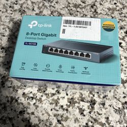 TP-LINK TL-SG108 8-port Metal Gigabit Switch 8 Metal Ports New