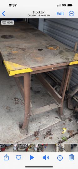 Heavy Duty Steel Work Bench