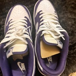 Court Purple Dunks No Box