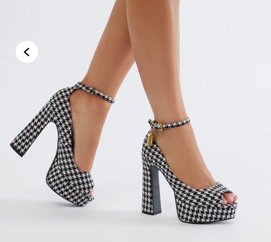 Black And White Heels
