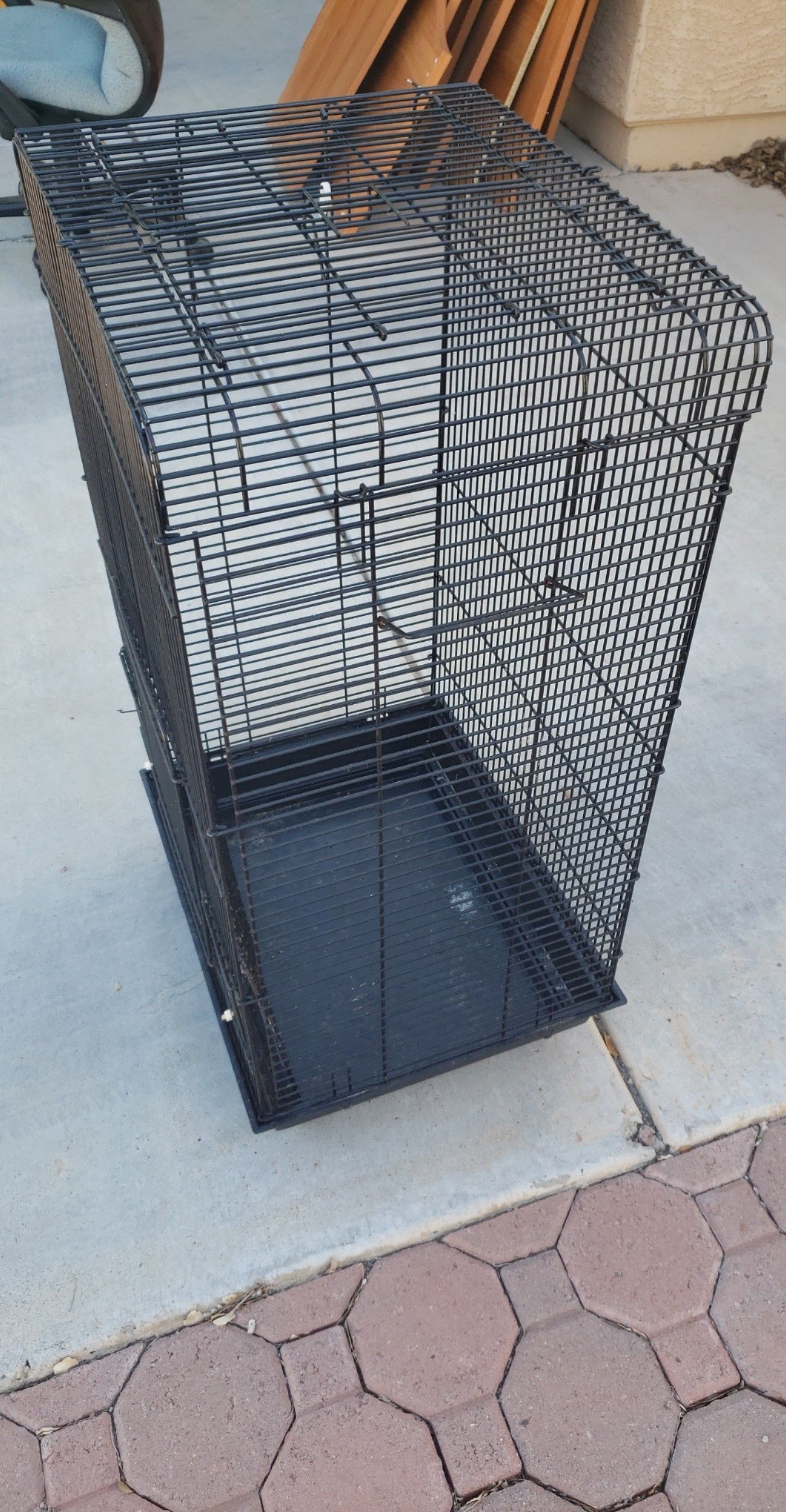 Bird cage or small animal cage. Medium size