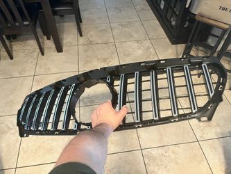 2013-16 Mercedes Benz W117 CLA200 CLA250 GT-R Style Front Grille Grill Chrome